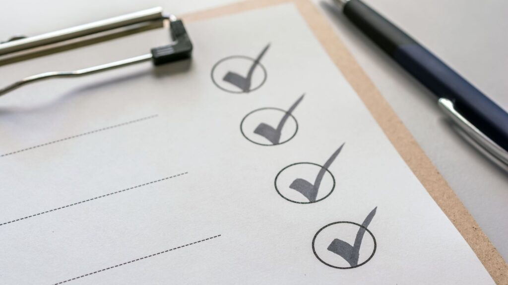 Checklist de ações para organizar a vida financeira