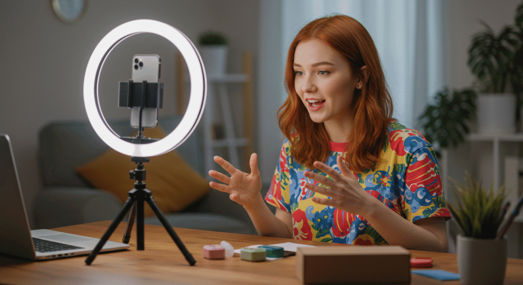 Criando vídeos para vender produtos físicos com o celular