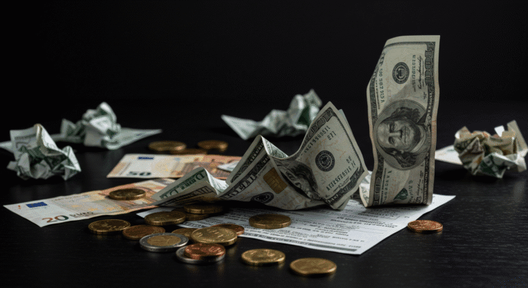 Efeitos da procrastinação financeira acumulando dívidas