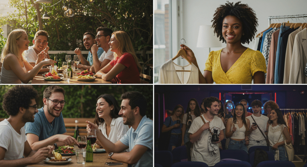 Lazer, restaurantes, roupas, cinema. É importante se permitir gastar sem culpa.