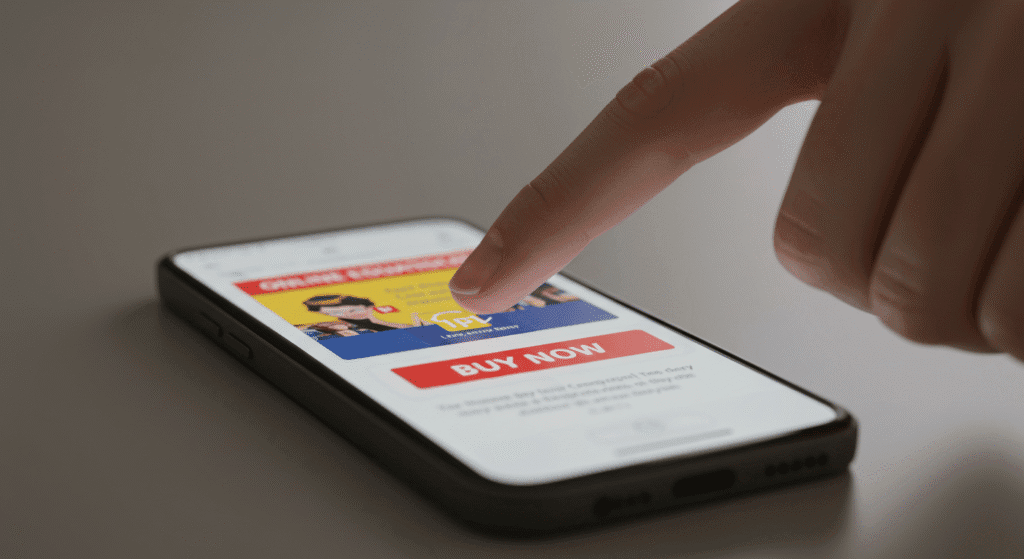 Decisão de comprar curso online para mudar de vida financeira