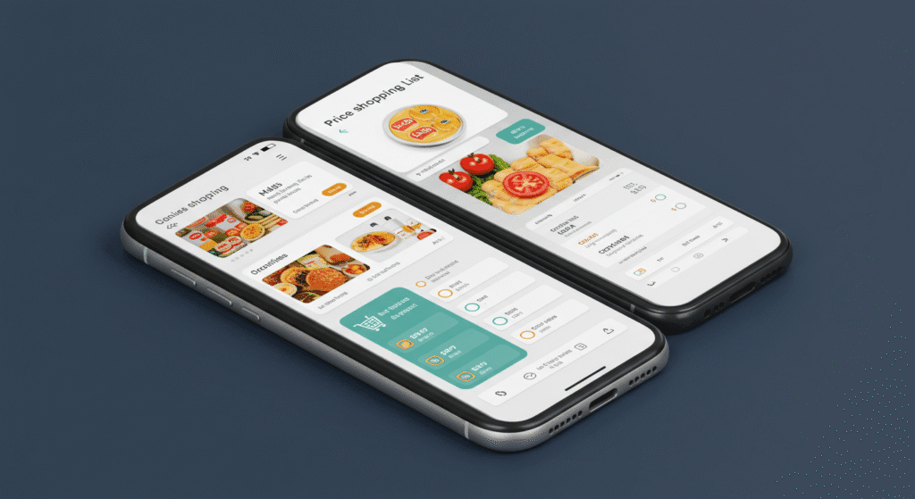 Aplicativos de compras e comparação de preços em smartphone para economizar