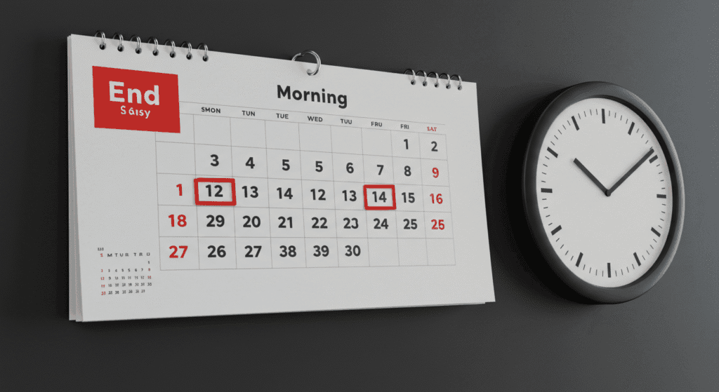 Calendário mostrando melhor timing para negociar dívidas no serasa